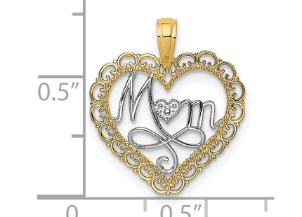 14k Yellow & Rhodium Jewelry Style K9550 - Classique Jewelry Inc.