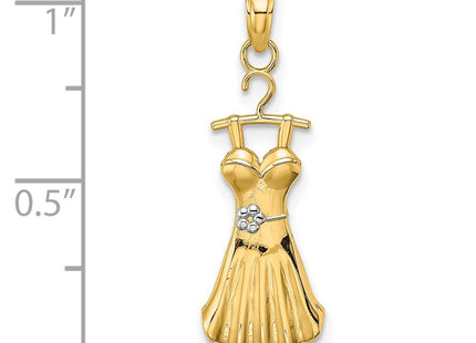 14k Yellow & Rhodium Jewelry Style K9552 - Classique Jewelry Inc.