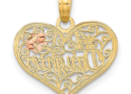 14k Two-tone Jewelry Style K9558 - Classique Jewelry Inc.