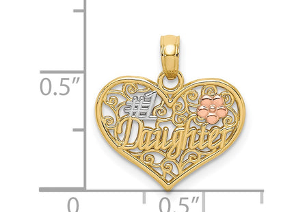 14k Two-tone Jewelry Style K9558 - Classique Jewelry Inc.