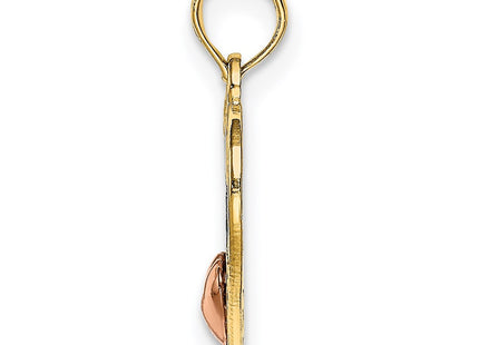 14k Two-tone Pendants Style K9559 - Classique Jewelry Inc.