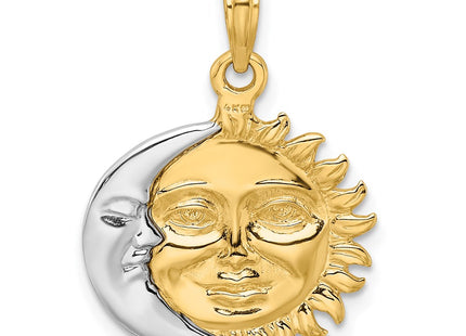 14k Two-tone Pendants Style K956 - Classique Jewelry Inc.