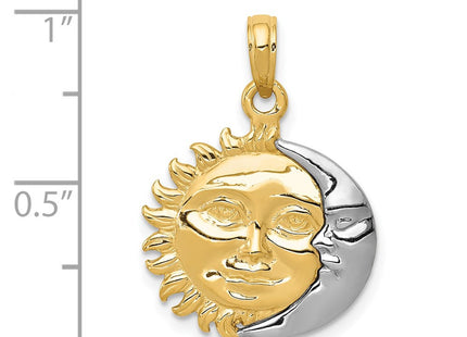 14k Two-tone Pendants Style K956 - Classique Jewelry Inc.