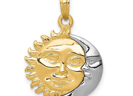 14k Two-tone Pendants Style K956 - Classique Jewelry Inc.