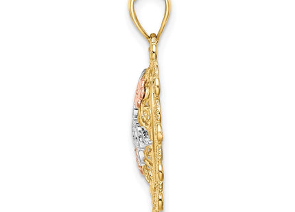 14k Two-tone Jewelry Style K9560 - Classique Jewelry Inc.