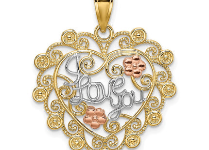 14k Two-tone Jewelry Style K9560 - Classique Jewelry Inc.