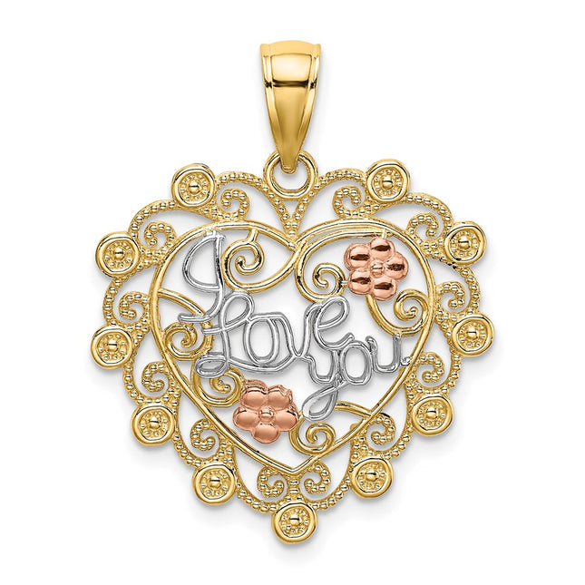 14k Two-tone Jewelry Style K9560 - Classique Jewelry Inc.