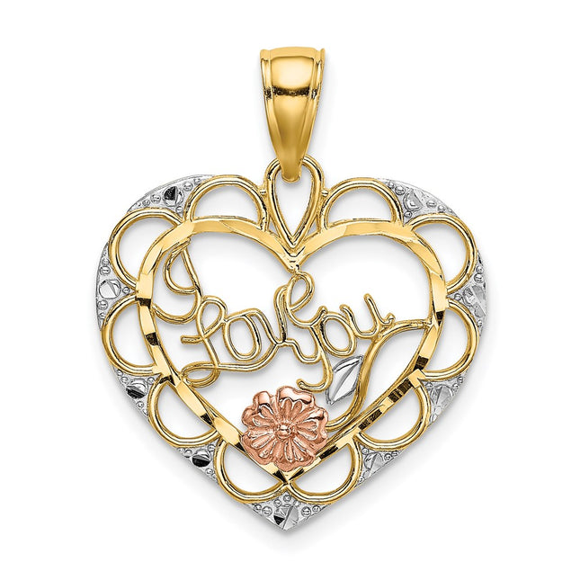 14k Two-tone Jewelry Style K9563 - Classique Jewelry Inc.