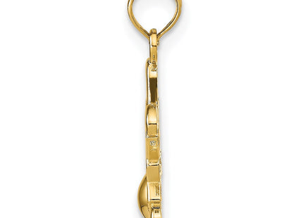 14k Yellow Gold Pendants Style K9566 - Classique Jewelry Inc.