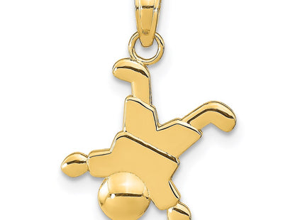 14k Yellow Gold Pendants Style K9566 - Classique Jewelry Inc.