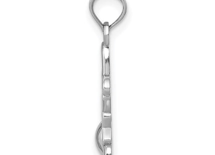 14k White Gold Pendants Style K9566W - Classique Jewelry Inc.