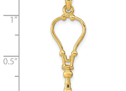 14k Yellow Gold Pendants Style K9569 - Classique Jewelry Inc.
