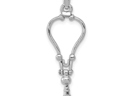 14k White Gold Pendants Style K9569W - Classique Jewelry Inc.