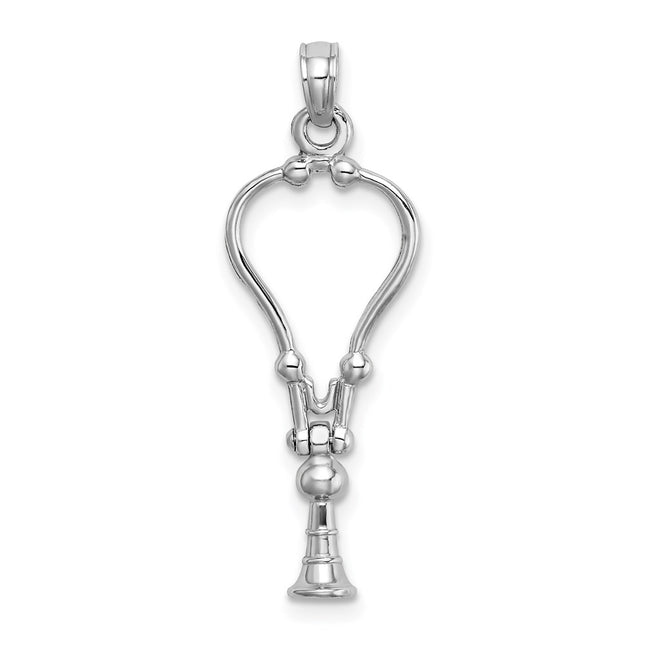 14k White Gold Pendants Style K9569W - Classique Jewelry Inc.
