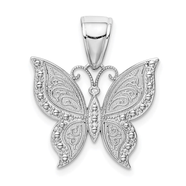 14k White Gold Pendants Style K9572W - Classique Jewelry Inc.