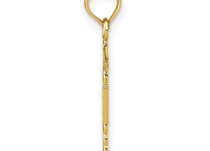 14k Yellow Gold Pendants Style K9575 - Classique Jewelry Inc.