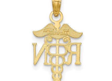 14k Polished R.N. Pendant (Style K9575)