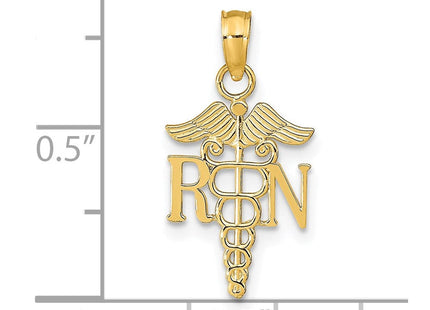 14k Polished R.N. Pendant (Style K9575)