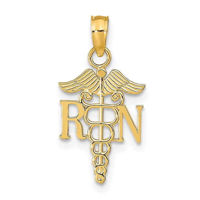 14k Yellow Gold Pendants Style K9575 - Classique Jewelry Inc.
