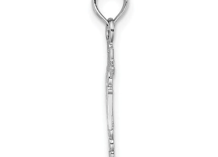 14k White Gold Pendants Style K9575W - Classique Jewelry Inc.