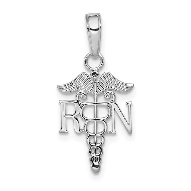 14k White Gold Pendants Style K9575W - Classique Jewelry Inc.