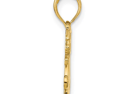 14k Yellow Gold Pendants Style K9577 - Classique Jewelry Inc.