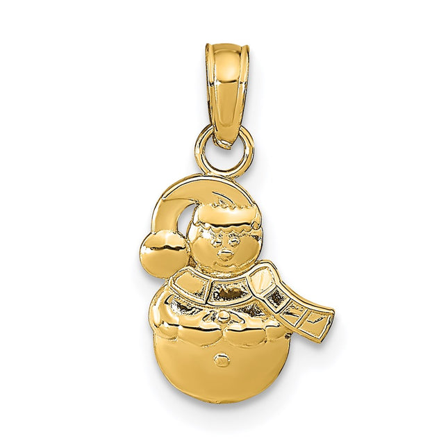 14k Yellow Gold Pendants Style K9587 - Classique Jewelry Inc.