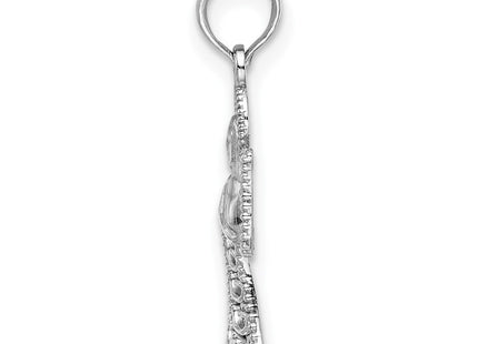 14k White Gold Pendants Style K9592W - Classique Jewelry Inc.
