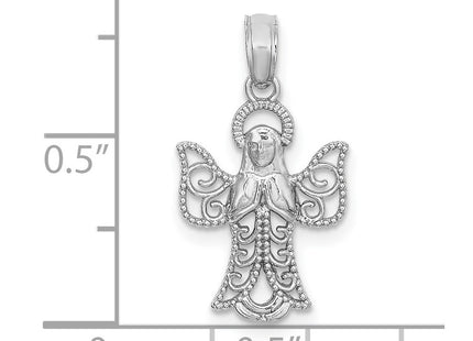 14k White Gold Pendants Style K9592W - Classique Jewelry Inc.