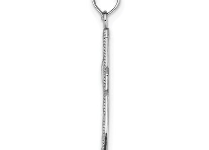 14k White Gold Pendants Style K9593W - Classique Jewelry Inc.