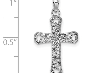 14k White Gold Pendants Style K9593W - Classique Jewelry Inc.