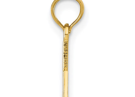 14K gold pendant, alternate view
