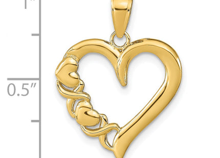 14k Yellow Gold Pendants Style K9596 - Classique Jewelry Inc.