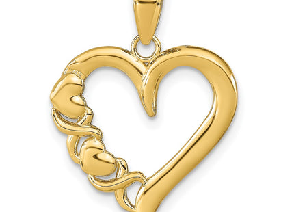 14k Yellow Gold Pendants Style K9596 - Classique Jewelry Inc.