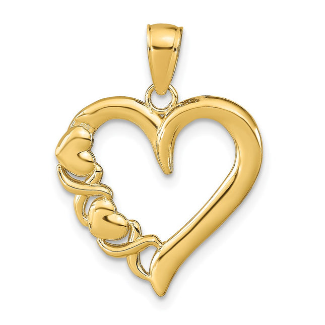 14k Yellow Gold Pendants Style K9596 - Classique Jewelry Inc.