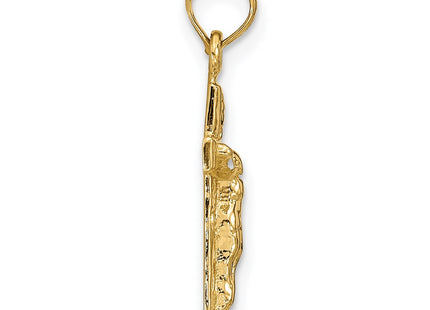 14k Yellow Gold Pendants Style K9601 - Classique Jewelry Inc.