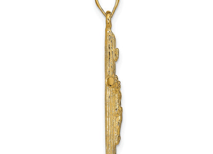 14k Yellow Gold Pendants Style K9606 - Classique Jewelry Inc.