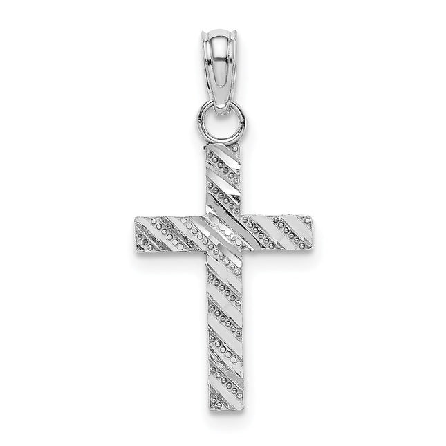 14k White Gold Pendants Style K9640W - Classique Jewelry Inc.