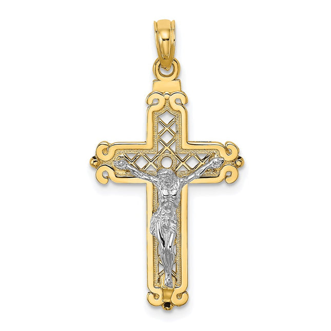 14k Two-tone Jewelry Style K9673 - Classique Jewelry Inc.