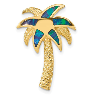 14K gold opal tree pendants & charm
