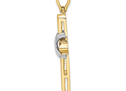 14k Two-tone Jewelry Style K9728 - Classique Jewelry Inc.