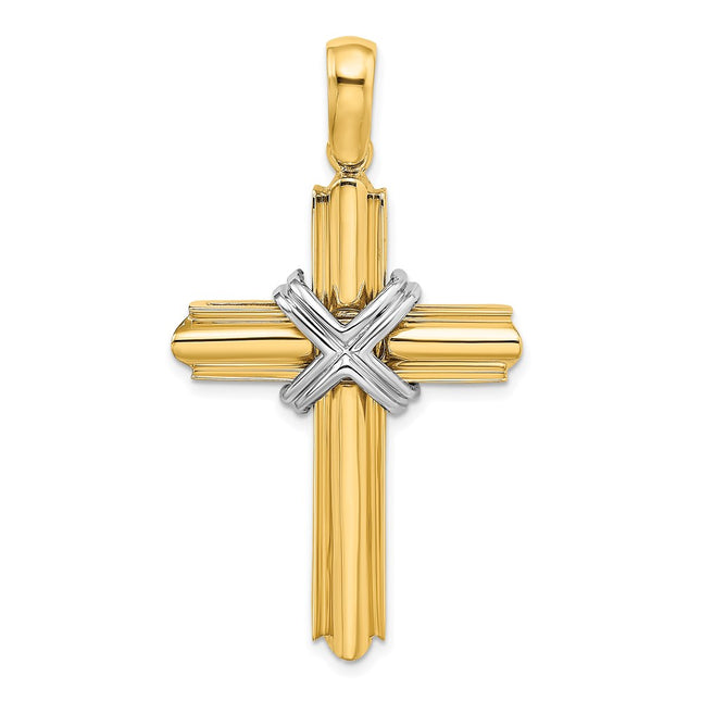 14k Two-tone Jewelry Style K9728 - Classique Jewelry Inc.