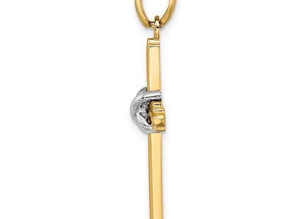 14k Two-tone Jewelry Style K9738 - Classique Jewelry Inc.
