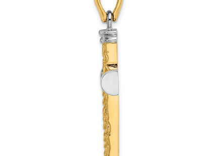 14k Two-tone Jewelry Style K9746 - Classique Jewelry Inc.