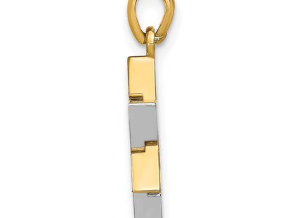 14k Two-tone Jewelry Style K9752 - Classique Jewelry Inc.