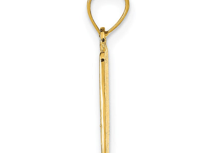 14k Yellow Gold Pendants Style K9753 - Classique Jewelry Inc.