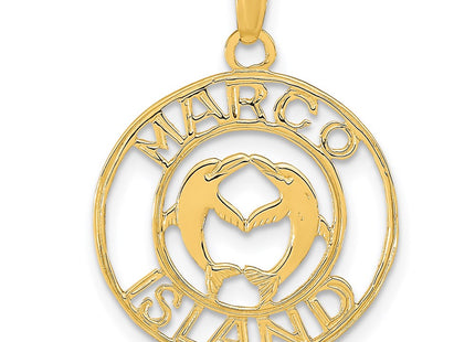 14k Yellow Gold Pendants Style K9754 - Classique Jewelry Inc.