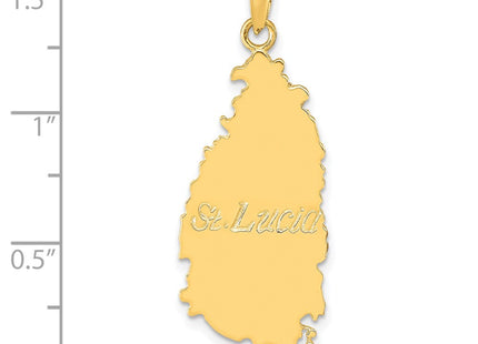 14k Yellow Gold Pendants Style K9755 - Classique Jewelry Inc.