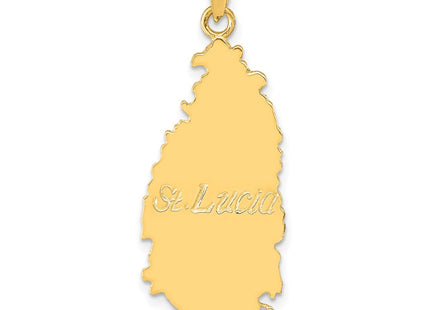 14k Yellow Gold Pendants Style K9755 - Classique Jewelry Inc.