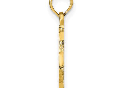 14k Yellow Gold Pendants Style K9756 - Classique Jewelry Inc.